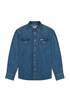 Meska Koszula Dzinsowe Wrangler Western Shirt Olive Breeze - 112371572