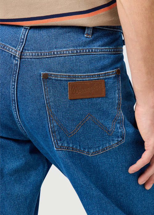 Meskie Spodnie Dzinsowe Wrangler Frontier Dark Stone - 112362451