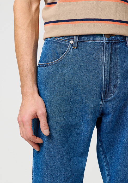 Mskie Spodnie Dinsowe Wrangler Frontier Dark Stone - 112362451