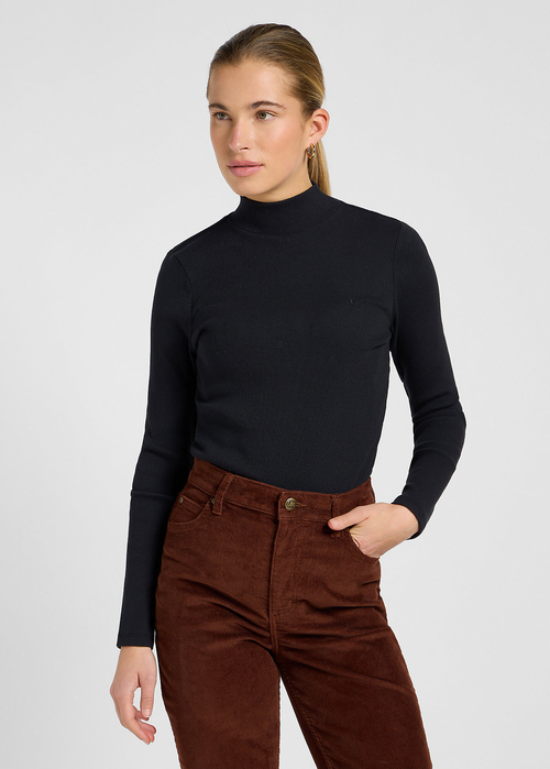 Lee Mock Neck Black 112370949