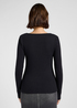 Lee Long Sleeve Square Neck Black - 112370951