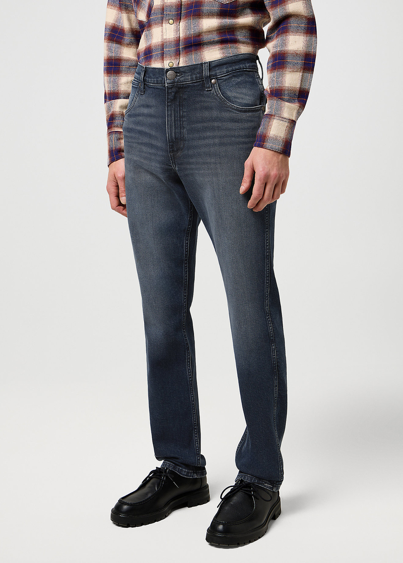 Meskie Spodnie Dzinsowe Wrangler Greensboro Ocean Storm - 112370847