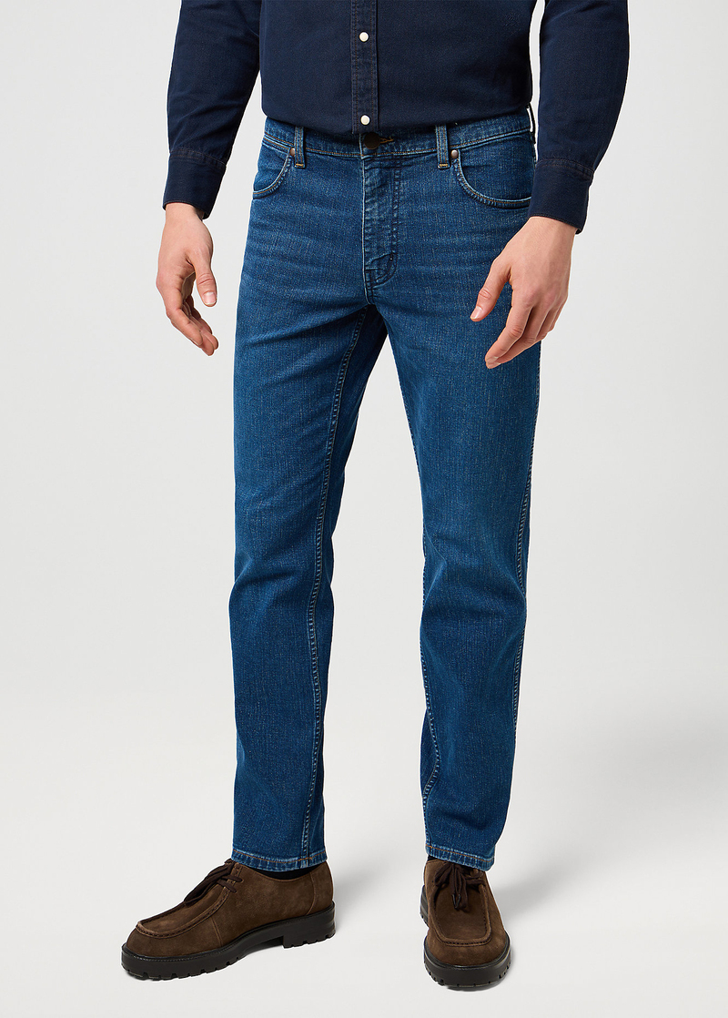 Meskie Spodnie Dzinsowe Wrangler Greensboro Coastal Scout - 112371010