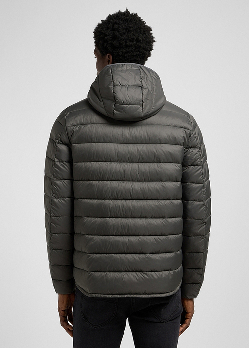 Meska Kurtka Zimowa Lee Puffer Jacket Static Gray - 112371658