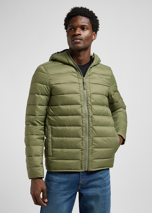 Meska Kurtka Zimowa Lee Puffer Jacket Mercantile Green - 112371660