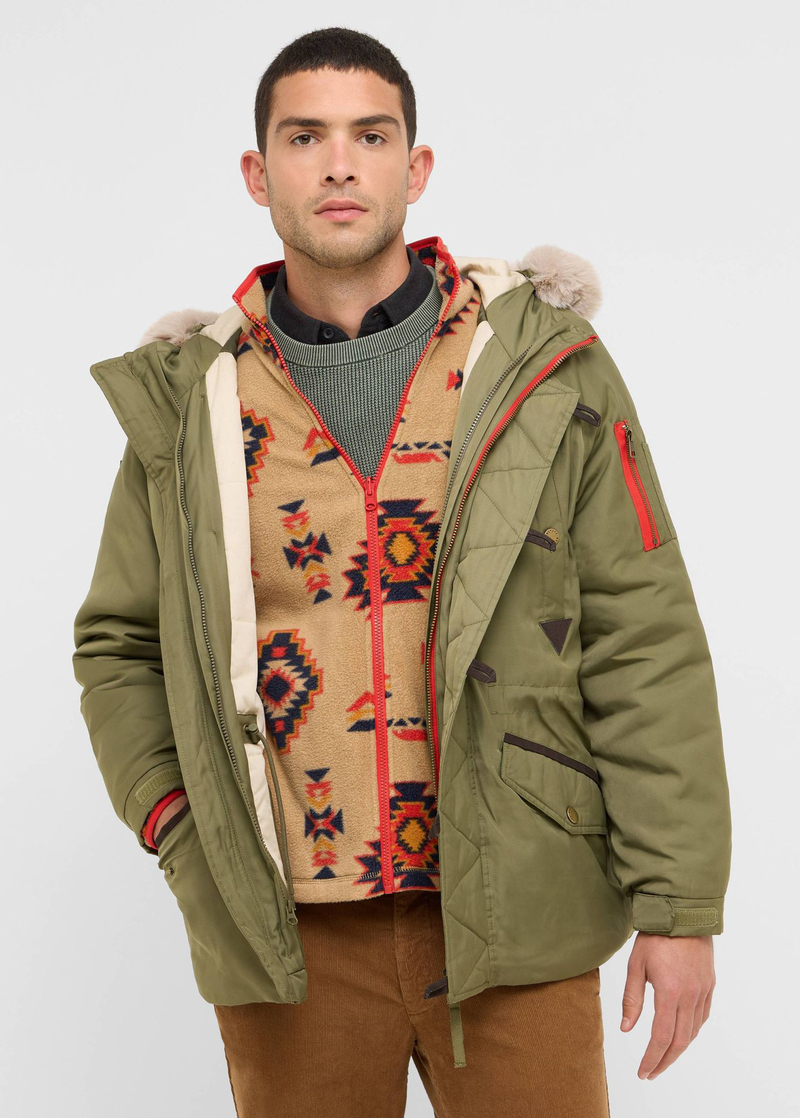 Meska Kurtka Zimowa Mustang Scottsdale Ivy Green - 1016900-6421