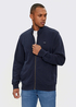 Meska Bluza Wrangler Funnel Neck Zip Navy - 112350547