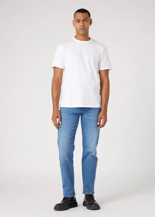 Meski T Shirt Wrangler 2 Pack Tee Mid Grey Mel