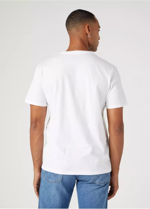 Mski T Shirt Wrangler 2 Pack Tee Mid Grey Mel