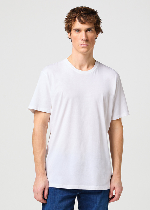 Mski T Shirt Wrangler 2 Pack Tee Mid Grey Mel