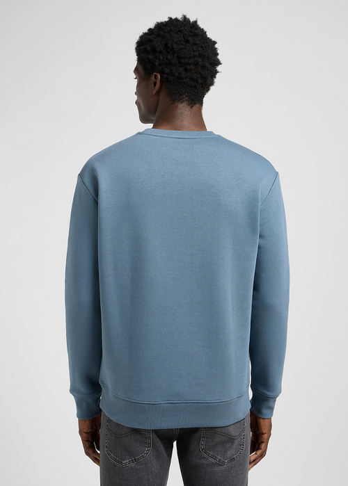 Mska Bluza Lee Regular Core Sweatshirt Vintage Blue - 112371866