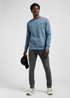 Mska Bluza Lee Regular Core Sweatshirt Vintage Blue - 112371866