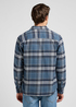 Meska Koszula Materialowe Lee Mercantile Shirt Vintage Blue Plaid Check - 112370574