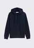 Meska Bluza Tom Tailor Hoodie Sweatshirt With Logo Sky Captain Blue - 1049017-10668