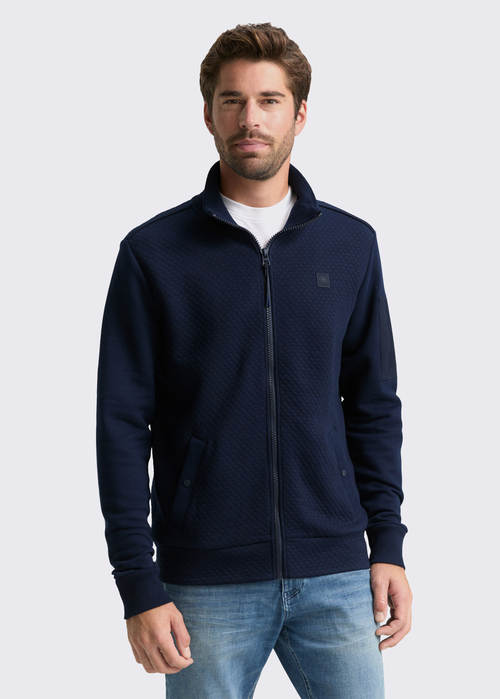 Tom Tailor Sweat Jacket - Sky Captain Blue 1049263-10668
