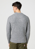 Mski Sweter Wrangler Cable Knit Sweater Grey Heather - 112371666