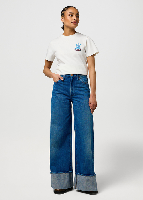 Wrangler Graphic Tee Worn White - 112370769