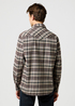 Meska Koszula Materialowe Wrangler Western Shirt Rich Black Check - 112371526