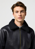Wrangler Shearling Jacket Black - 112371854 Wrangler Shearling Jacket Black - 112371854