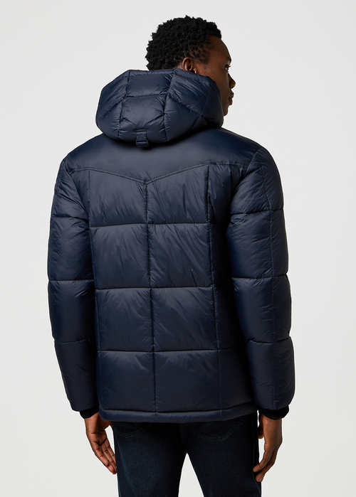 Meska Kurtka Zimowa Wrangler Parka Jacket Black - 112371450