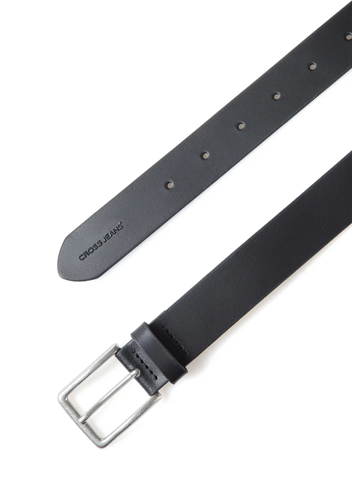 Pasek Meski Skorzany Czarny Pasek Cross Jeans - 0570K-020