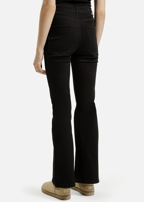 Damskie Spodnie Dzinsowe Czarne Dzinsy Dzwony Cross Jeans - P-455-009