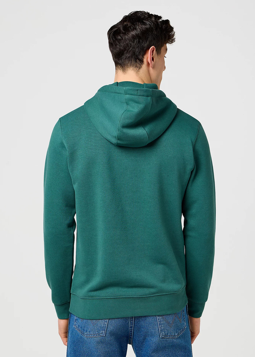 Meska Bluza Wrangler Sign Off Hoodie Bistro Green - 112371458