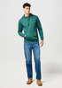 Meska Bluza Wrangler Sign Off Hoodie Bistro Green - 112371458