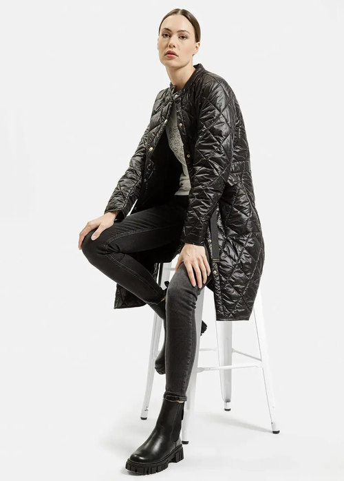 Damska Kurtka Przejsciowa Czarna Przejsciowa Kurtka Cross Jeans - 81287-020