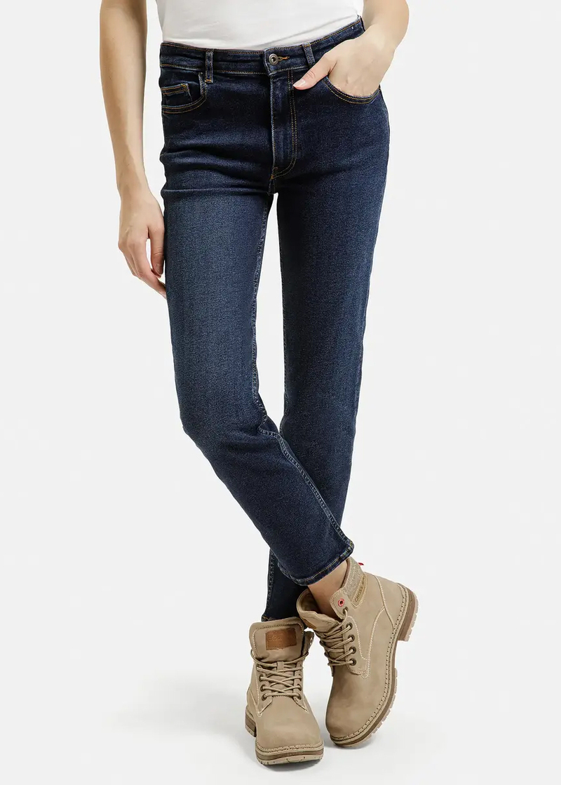 Damskie Spodnie Dzinsowe Dzinsy Marisa Cross Jeans - P-476-053