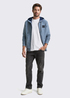 Tom Tailor Sweatshirt Hoodie Denim Blue Melange - 1049516-39220 Tom Tailor Sweatshirt Hoodie Denim Blue Melange - 1049516-39220