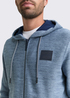Tom Tailor Sweatshirt Hoodie Denim Blue Melange - 1049516-39220 Tom Tailor Sweatshirt Hoodie Denim Blue Melange - 1049516-39220