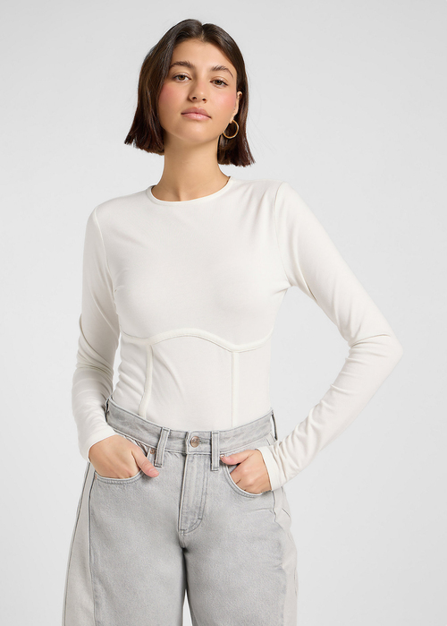 Lee Corset Top Ecru 112370971