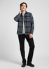 Meska Koszula Materialowe Lee Textured 2pkt Shirt Mood Indigo Grey Pla - 112372627