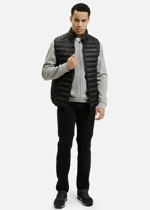 Meski Bezrekawnik Czarny Meski Bezrekawnik Cross Jeans - 40302-020