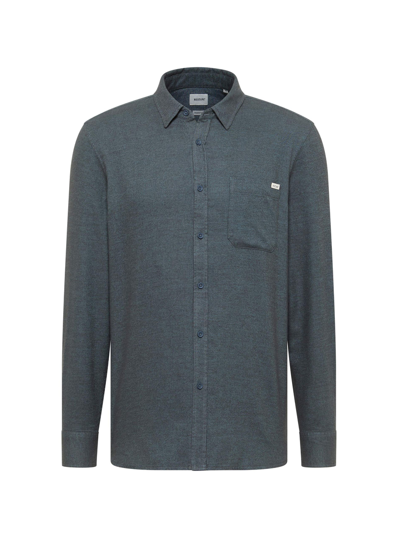 Meska Koszula Materialowe Mustang Jeans Eastbridge Bluestone - 1016959-5180