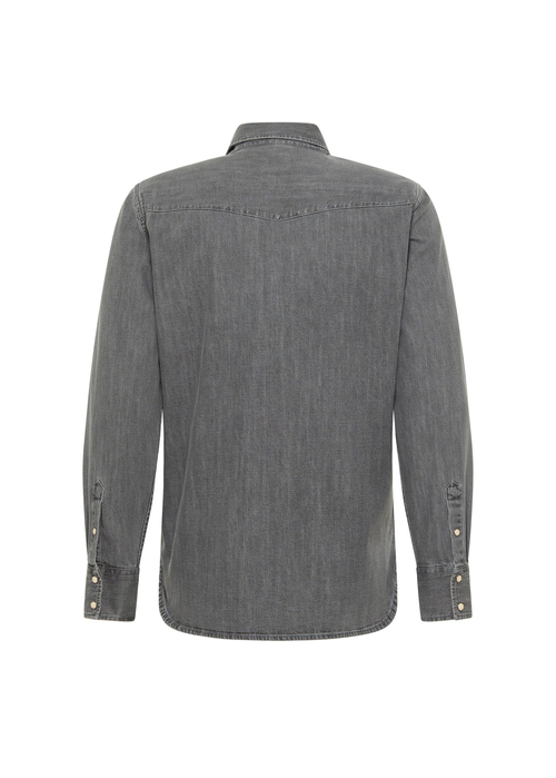 Mska Koszula Dinsowe Mustang Duver Denim Black - 1016957-4000-300