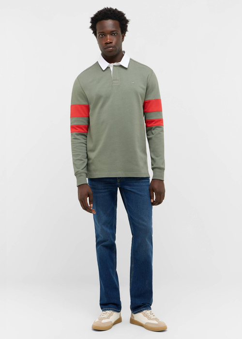 Meska Bluza Mustang Portis Polo Agave Green - 1017073-6473