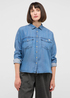 Damska Koszula Dzinsowa Mustang Dakota Shirt Denim Blue - 1016936-5000-300