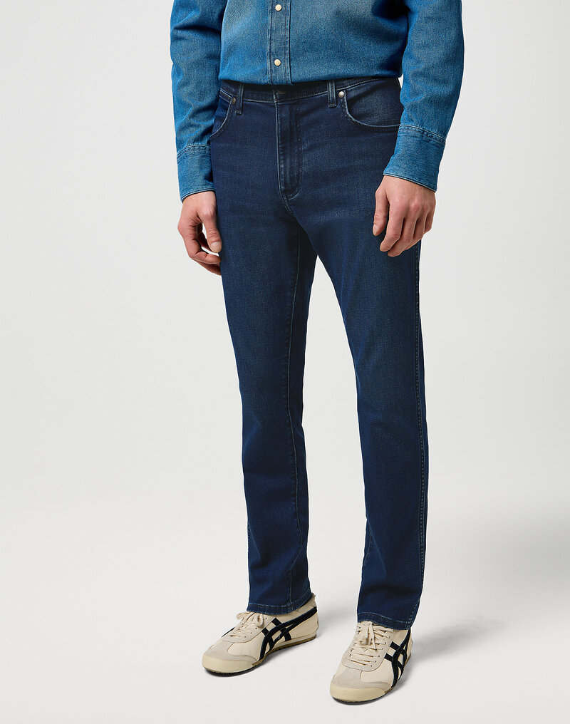 Meskie Spodnie Dzinsowe Wrangler Larston Nomad - 112372421