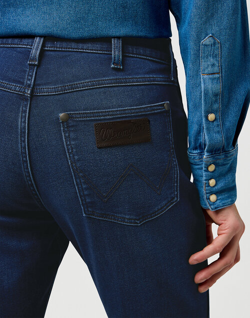 Meskie Spodnie Dzinsowe Wrangler Larston Nomad - 112372421