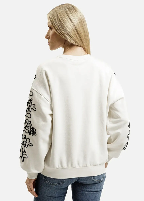 Bluza Damska Damska Bluza Z Nadrukiem Cross Jeans - 65473-252