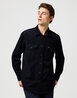 Meska Koszula Materialowe Wrangler Cord Western Shirt Black - 112371429