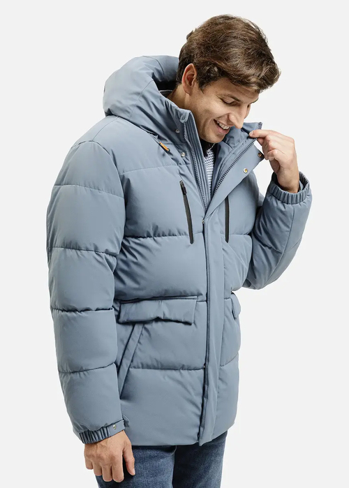 Meska Kurtka Zimowa Niebieska Kurtka Zimowa Cross Jeans - 40308-283