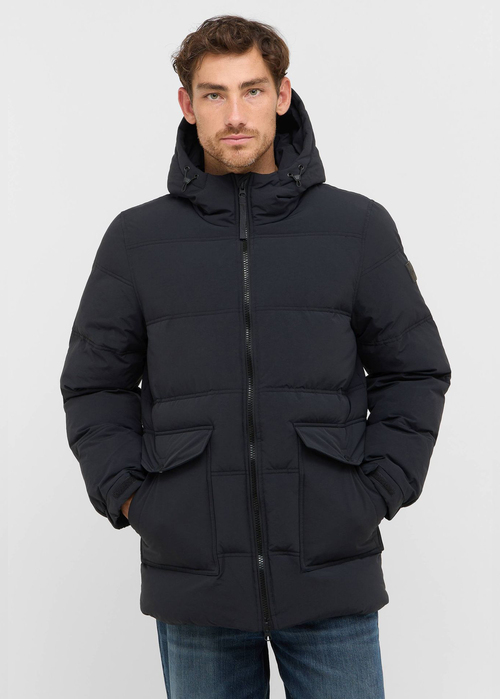 Meska Kurtka Zimowa Mustang Oakfield Jet Black - 1016896-4188