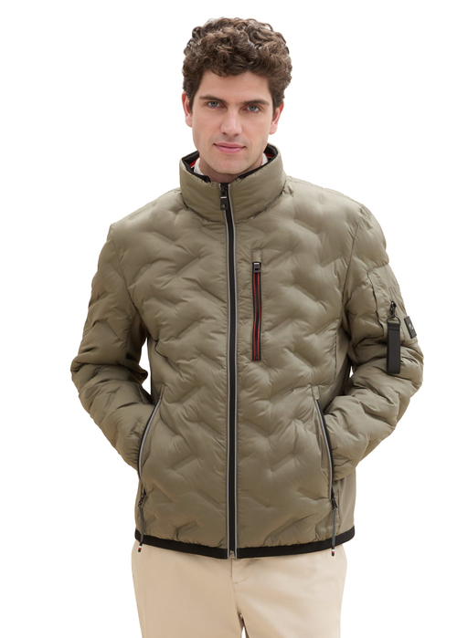 Tom Tailor Hybrid Jacket - Smokey Olive Green 1041309-32097