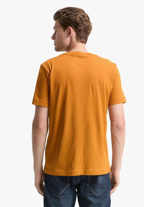 Meski T Shirt Tom Tailor T Shirt Peanut Butter Brown - 1048627-10821