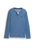Tom Tailor Serafino Long Sleeved Shirt Faded Uniform Blue - 1048628-10980 Tom Tailor Serafino Long Sleeved Shirt Faded Uniform Blue - 1048628-10980