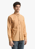 Tom Tailor Regular Fit Shirt Mid Brown Herringbone - 1048445-38973