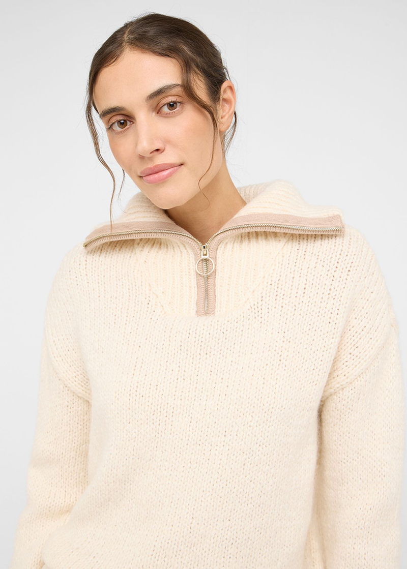 Damski Sweter Mustang Style Madera Whisper White - 1017105-2013